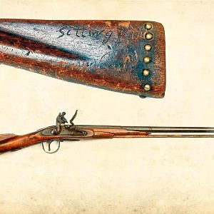 Когда вождь Сидящий бык и его воины сдались в форте Буфорд на территории Дакота в 1881 году после бегства в Канаду, они сдали свое оружие. В Канаде вождь сиу научился писать свое имя. На представленном ниже кремневом мушкете Parker, Field образца 1876 год