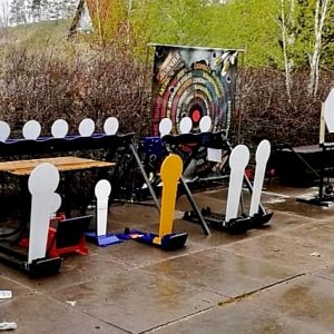 Выставка новых мишенных установок, которые будут безотказно служить годами. Фото: Андрей Федоров