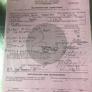 Разрешение на временный ввоз оружия на Филиппины. Такой же оформляют и при въезде с оружием в Россию.